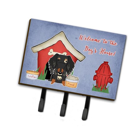 Carolines Treasures Dog House Collection Wire Haired Dachshund Dapple Leash or Key Holder BB2882TH68